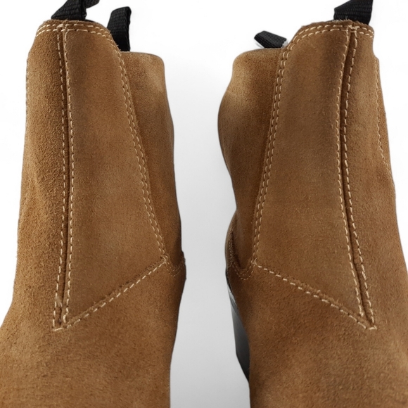 ACNE STUDIOS Italy Camel Suede Chelsea Ankle Boot Bootie Brown Western 39 9 - Picture 6 of 15